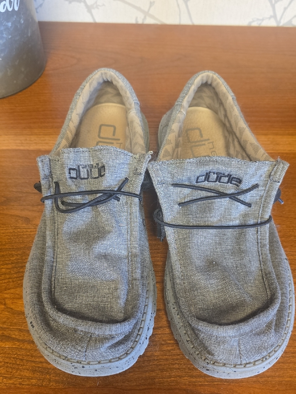 Hey Dude Casual Slip-On Shoes in Heather Gray